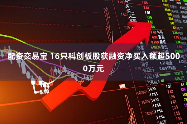 配资交易宝 16只科创板股获融资净买入额超5000万元